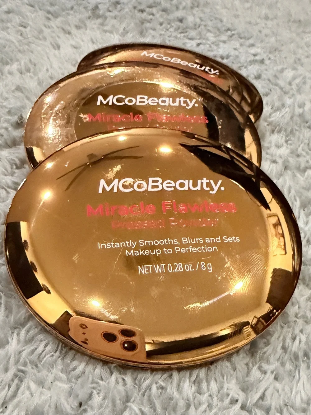(3) Mco Beauty Miracle Flawless Pressed Powder